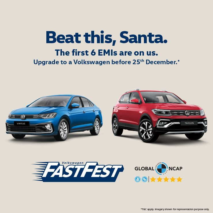 Customer taking a Volkswagen car test drive from a Volkswagen showroom in Noida and Delhi East