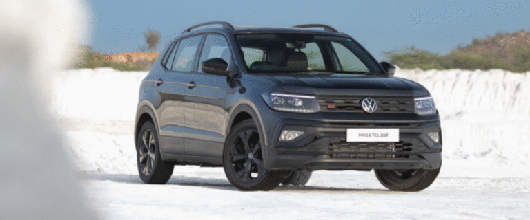 Volkswagen Delhi East showroom featuring Taigun and Virtus with modern design and advanced technology